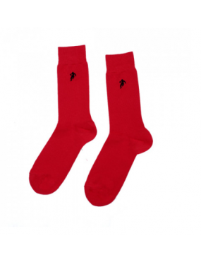 Chaussettes rouge homme -...